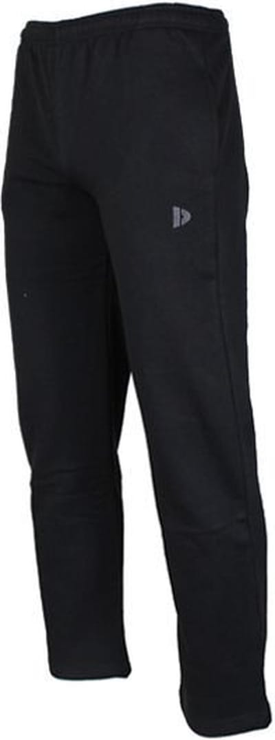 Donnay - Joggingbroek rechte pijp dunne kwaliteit (Nigel) - Sportbroek - Heren - Black (020) - maat L