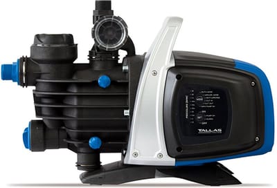 Tallas D-EBOOST 1100 Hydrofoorpomp / Tuinpomp - Droogloopbeveiliging - Ingebouwd Waterfilter - 3750l/h - 1100W