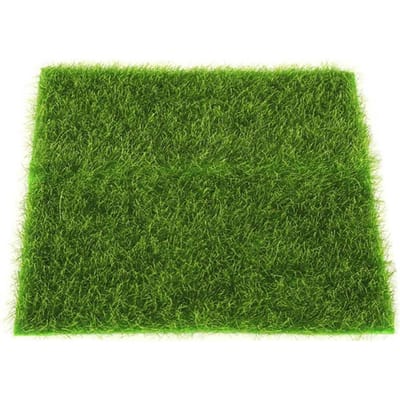 Gazon artificiel à emboîter pour jardin, bonsaï, maison, aquarium brown