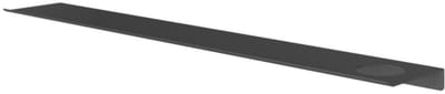 Hotbath &More Shelves - Planchet 80 Cm - Inclusief Bevestigingsrails - Met 1 Uitsparing - Voor Zeepdispenser of Beker - Geborsteld Zwart