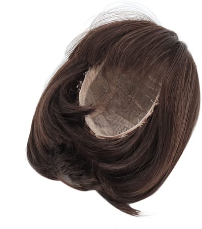 Dailygoods- Poppenpruik Rechte Pony - Schouderlengte Haar - Zachte Vezel - Hoge Temperatuurvezel - Geschikt voor 1/3 BJD - Natuurlijke Uiterstraling