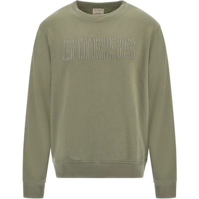 Sweatshirt fleece met ronde hals Guess Beau