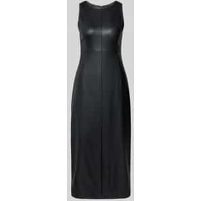 Maxi-jurk in leerlook
