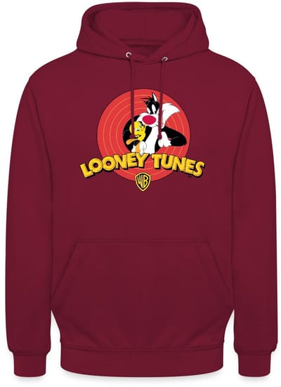 Looney Tunes Sylvester And Tweety Hoodie Unisex