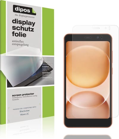 dipos – 4x Matte Beschermfolie geschikt voor Blackview Wave 2C | Krasbestendige & antireflecterende Screenprotector Ultra-Thin