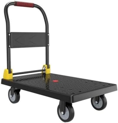 Platformwagen Opvouwbaar - Handwagen Transportkar - Goederen Verplaatsen - Versterkte Constructie - 250kg Capaciteit - Zwart