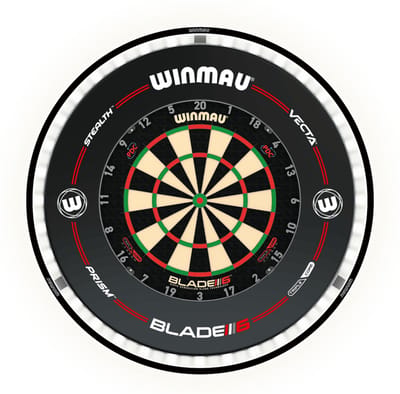 Winmau Blade 6 Triple Core + Winmau Pro Line Surround + Winmau Plasma - Dartset