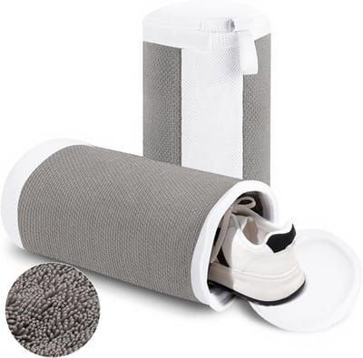 Famanu – 2 stuks schoenenwaszakken, wasmachine, 40 x 20 cm, herbruikbare schoenentas voor wasmachine