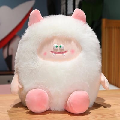 Lelijk Schattig Monster Poppenkussen Pluche Speelgoed Elf Langharig Monster Poppen Lap Doll Geef Vriendin Verjaardagscadeau 50cm