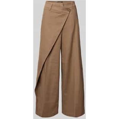 wide fit broek van linnenmix model 'ANAIS'