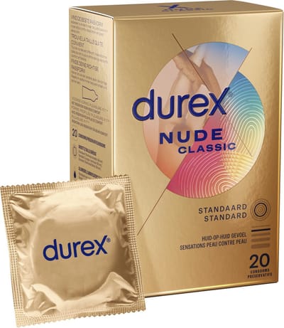 Durex Condooms Nude 20st - 5 Stuks - Voordeelverpakking