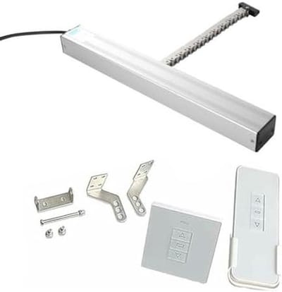Slimme Raamopener - Elektrische Actuator - Eenvoudige Ventilatie - Stille Kettingaandrijving - 300 mm Slag - Zilver