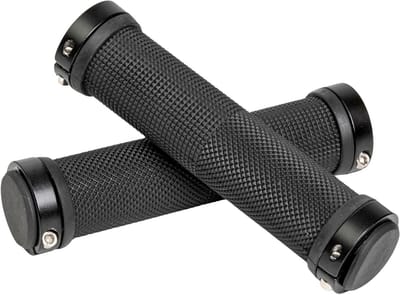 Fietsstuurgrepen - Handvatten - Veilig Fietsen - Antislip Materiaal - Ø 22 mm - Zwart