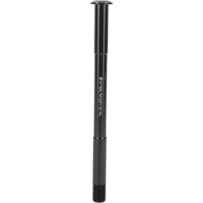 Axe Traversant de Vélo Alliage d'Aluminium Creux Moyeu Avant Traversant Tube Léger Pièces de Vélo pour Vélos de Route Vélos Tout Terrain Φ12*168L*M12(P1.5）*16L black