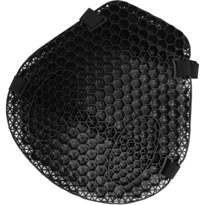 Motorfiets Gel Zitkussen 3D Schokabsorptie Drukverlichting Ademend Zitkussen black