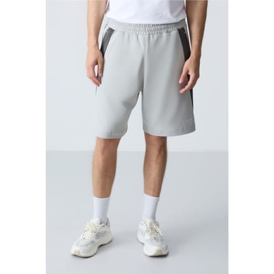 Heren Katoenen Mix Sweatshorts