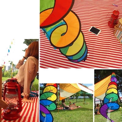 Kleurvolle Windspinner Tent van 1,6 m - UV-bestendig en Weerbestendig, Perfect voor Kamperen, Tuin en Buitenspeelplezier