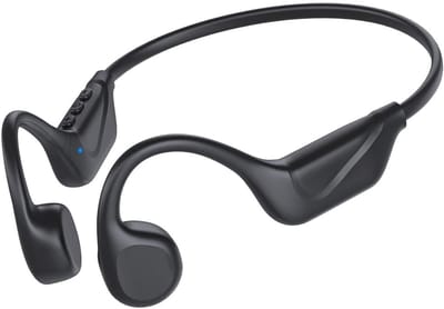 SNJY® Bone Conduction Headphone - Sporthoofdtelefoon Draadloos - Sport Oordopjes - Hardloop Oortjes - Zwart