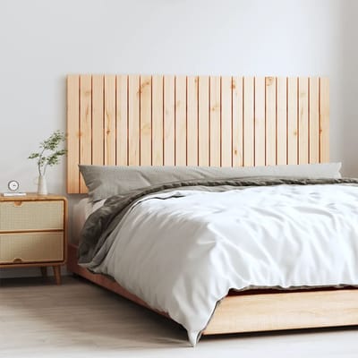 vidaXL Wandhoofdbord 147x3x60 cm massief grenenhout