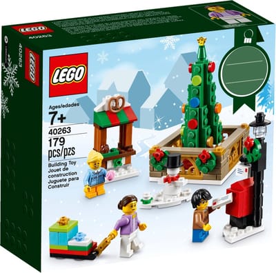 LEGO Classic Christmas Town Square 40263, Bouwpakket, 7 jaar, Kunststof, 179 stuk(s)