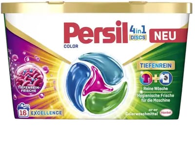 Persil 4in1 Color Wasmiddel Pods - 16 Wasbeurten - Voor Gekleurde Was - Fris & Krachtig