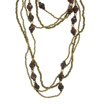Behave - Set kettingen dames - Kralenmix - Boho laagjes - 120 cm