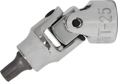 SW-Stahl 04462-T25 schroevendraaierbit, 1/4 I T-profiel I T25 I met scharnier I schroevendraaierbit voor Torx I zeskantinzet