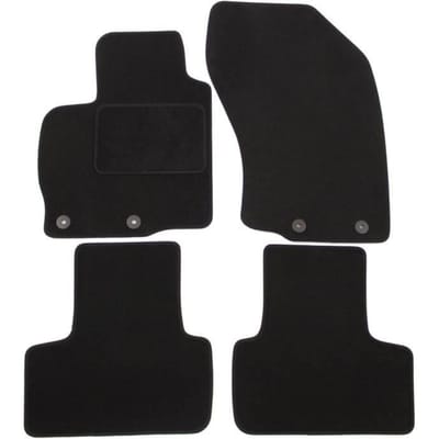 Tapis de sol - Citroën - C-Crosser - Velours noir - 4 pièces - Ajustement précis