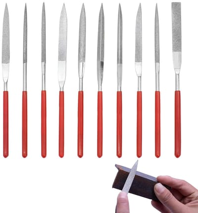 Set van 10 3D Printer Accessoires - Mini Vijlenset voor Hout, Metaal en Plastic Modelleren
