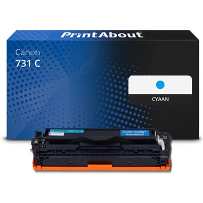 PrintAbout huismerk Toner 731 C Cyaan Geschikt voor Canon