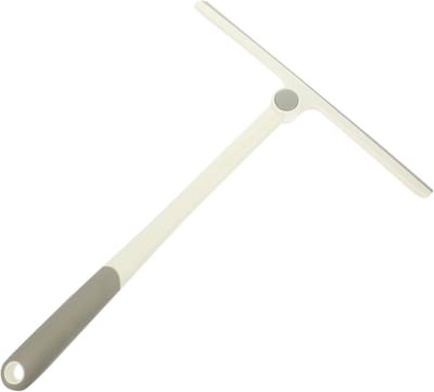 Alipis 3 Piece T-Shaped Glass Scraper Floor Wiper Shower Door Cleaner Portable Window Wiper Shower Tile Wiper Shower Cleaning Brush Non-slip PP To Rotate Tile Wall