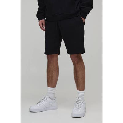 Essential Slim Fit Jersey Short | Black | Size Small