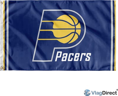 VlagDirect - Indiana Pacers vlag - Indiana Pacers basketbalteam vlag - 90 x 150 cm.
