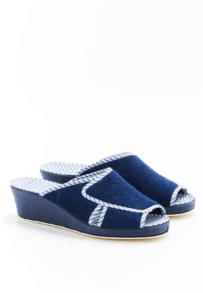 Damart - Sierlijke muiltjes - Dames - Blauw - 37