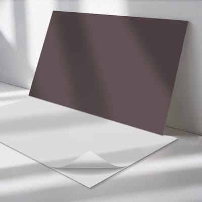 Wallfluent Vinyl Wandpaneel - Kleur Bruin Zelfklevend Wandpaneel - 100 cm x 50 cm - Bruin PVC wandpaneel - Set van 1 - Rechthoekig Wandbekleding Vinyl - Patroon Wandpaneel - PVC Muurpaneel - Wandpaneel Keuken en Badkamer
