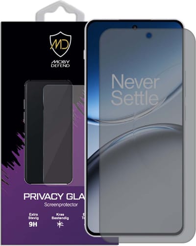 MobyDefend Screenprotector - Geschikt voor OnePlus Nord 4 - Matte Privacy Glass Screensaver
