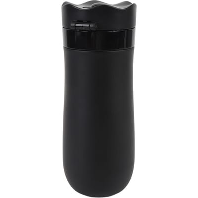 French Press Koffiezetapparaat 320ml Roestvrij Staal Dubbelwandig Geïsoleerd Lekdicht Draagbare Koffie black