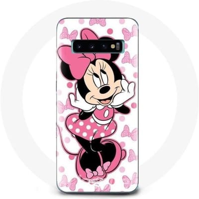 Coque - Minnie Mouse - Samsung Galaxy S10 Edge - Rose - Souple - Protection smartphone rose