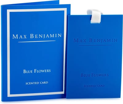 Max Benjamin Geurkaart Blue Flowers
