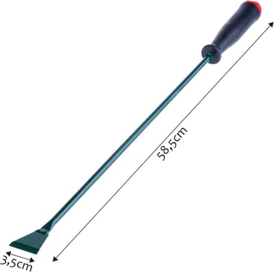 Aspergesteker Staal - Onkruidsteker Tuin - Onkruid Verwijderen - Ergonomische Kunststof Handgreep - 585 cm Lengte