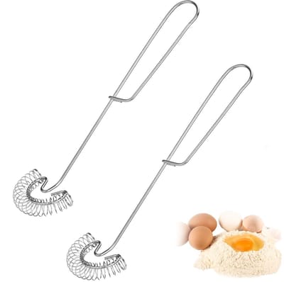 Peysaitr – 2 x Handgarde voor Eieren, Sausen, Chocolade, Slagroom – Ergonomisch – Roestvrij – Vaatwasbestendig – 27cm