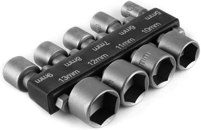 Dopsleutel Adapter Set - Bit Houder - Machine Reparatie - Verwisselbare Maten - 6-13mm 65mm