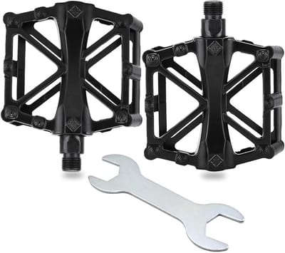 Duurzame Fietspedalen met Sealed Bearings voor Mountainbike en Trekkingfiets - Zwart, Lichtgewicht en Gripvast