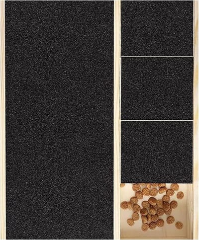 Honden Krabplank - Houten Plank - Klauw Verzorging - Interactieve Snack Dispenser - 38 x 26 cm - Houtkleur