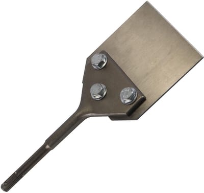 Dailygoods- Gelegeerde Beitel - 250 mm Lengte - 100 mm Breedte - SDS-Plus Beitel - Geschikt voor Boorhamers - Duurzaam 65MN Staal - Spadebeitel