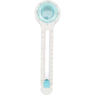 Coupe-papier circulaire Rotation manuelle à 360 degrés Coupe-papier circulaire portable pour papier white