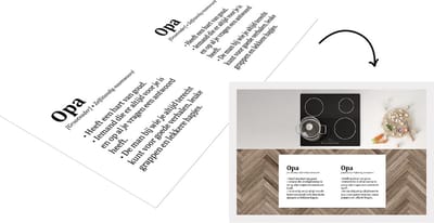 Keukenloper - Loper keuken - Quotes - Spreuken - 'Opa' - 120x60 cm - Keukenloper vinyl