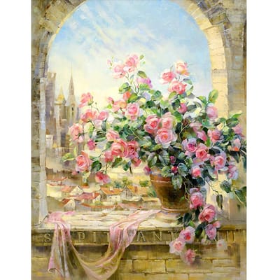 5D DIY Diamond Painting Een potplant Borduren Kruissteek Strass Mozaïek Home Decor 20X30CM