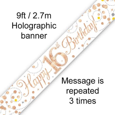 Oaktree - Banner 16 jaar Rose Gold
