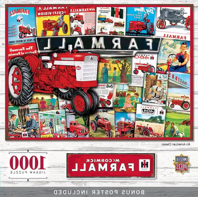 Legpuzzel - Puzzelspel Jigsaw - Ontspanning thuis - Iconische tractoren - 1000 stukjes - Meerdere kleuren